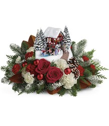 Thomas Kinkade's Snowfall Dreams Bouquet from Chillicothe Floral, local florist in Chillicothe, OH